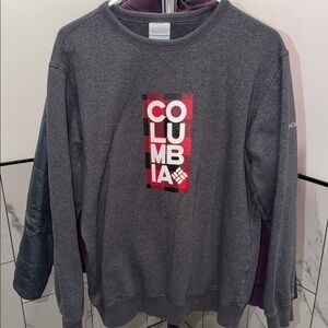 Columbia Men's Dark Gray Crewneck Sweater